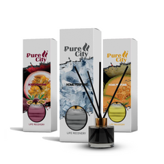 Decorative Perfume Reed Diffuser (bundle of 3 pieces) 85ml with Rattan sticks